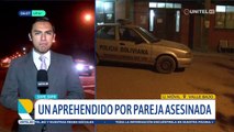 Confirman a un aprehendido en Sipe Sipe por el asesinato de una pareja en Vinto