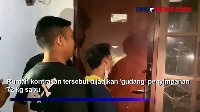 Detik-Detik Polda Metro Jaya Gerebek Kontrakan 'Gudang' Sabu 72 Kg di Tangerang