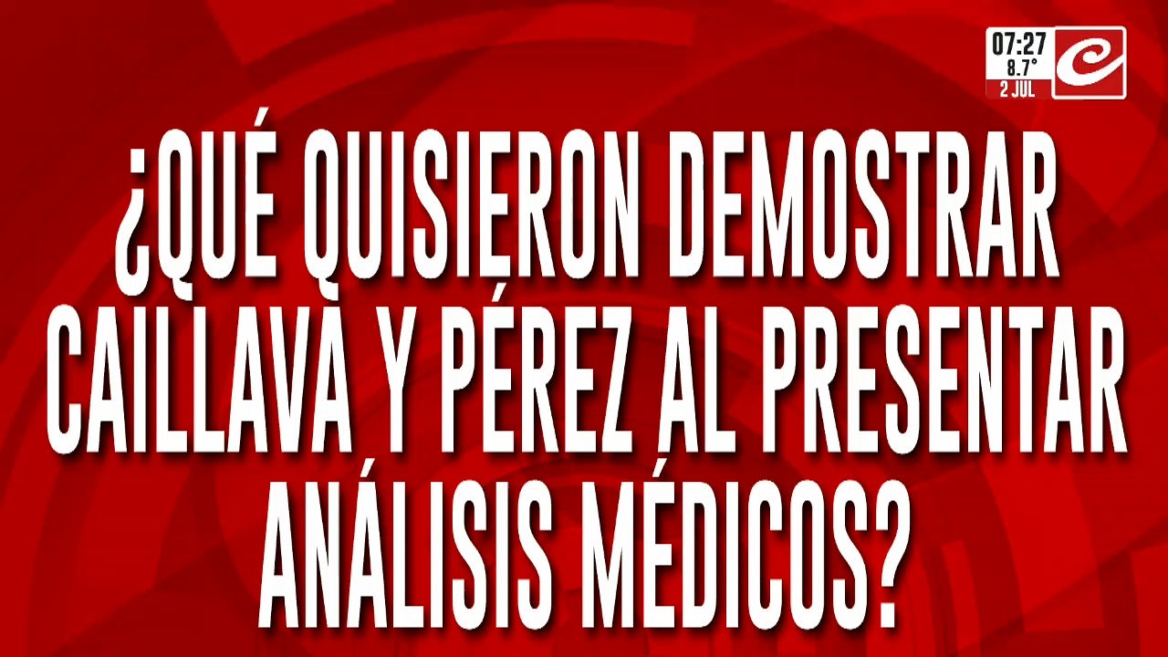 Caso Loan: ¿qué quisieron demostrar Caillava y Pérez con los análisis médicos?