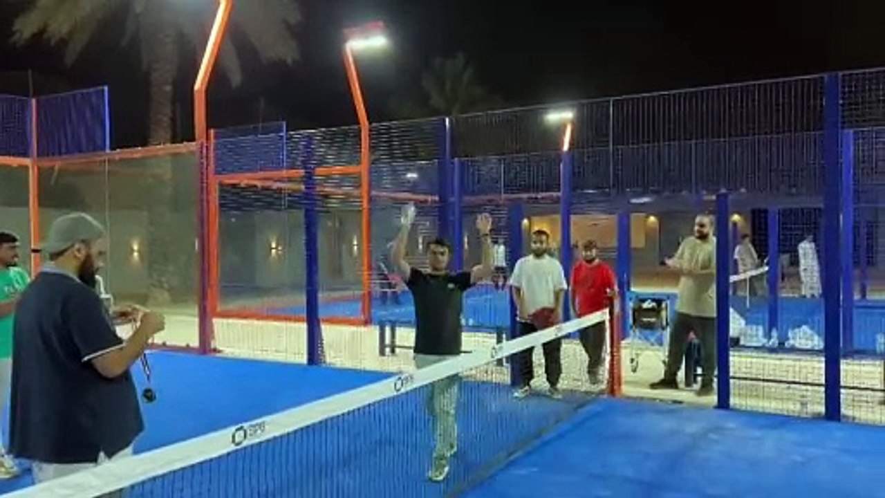 Hamza king won the tenis match 