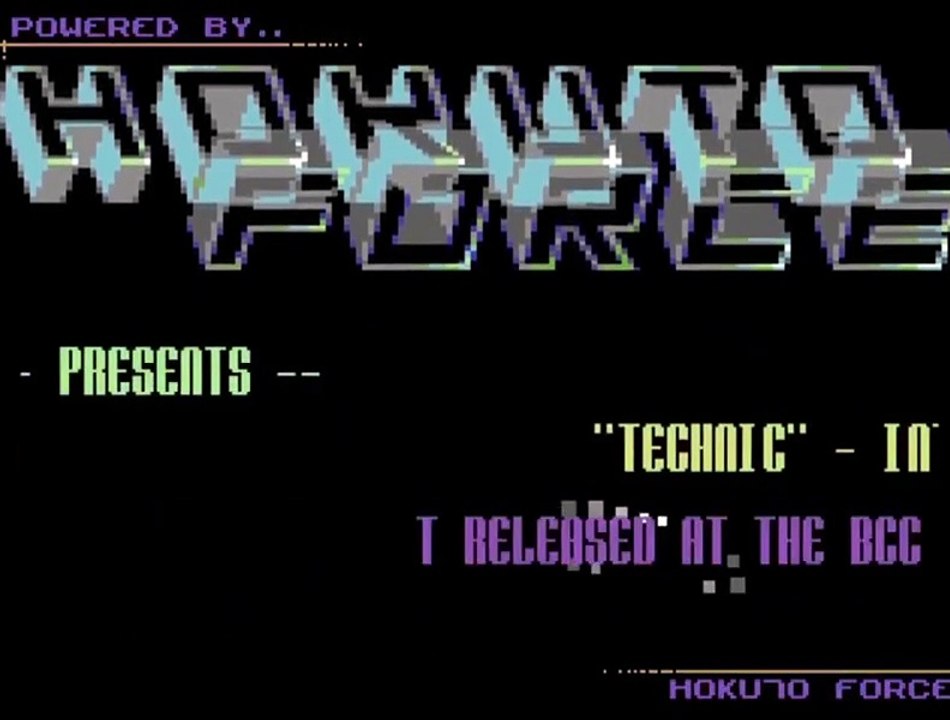 C64 Cracktro - Technic by Hokuto Force