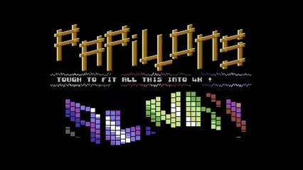 C64 Cracktro - The Papillons 4K Remake by Laurent