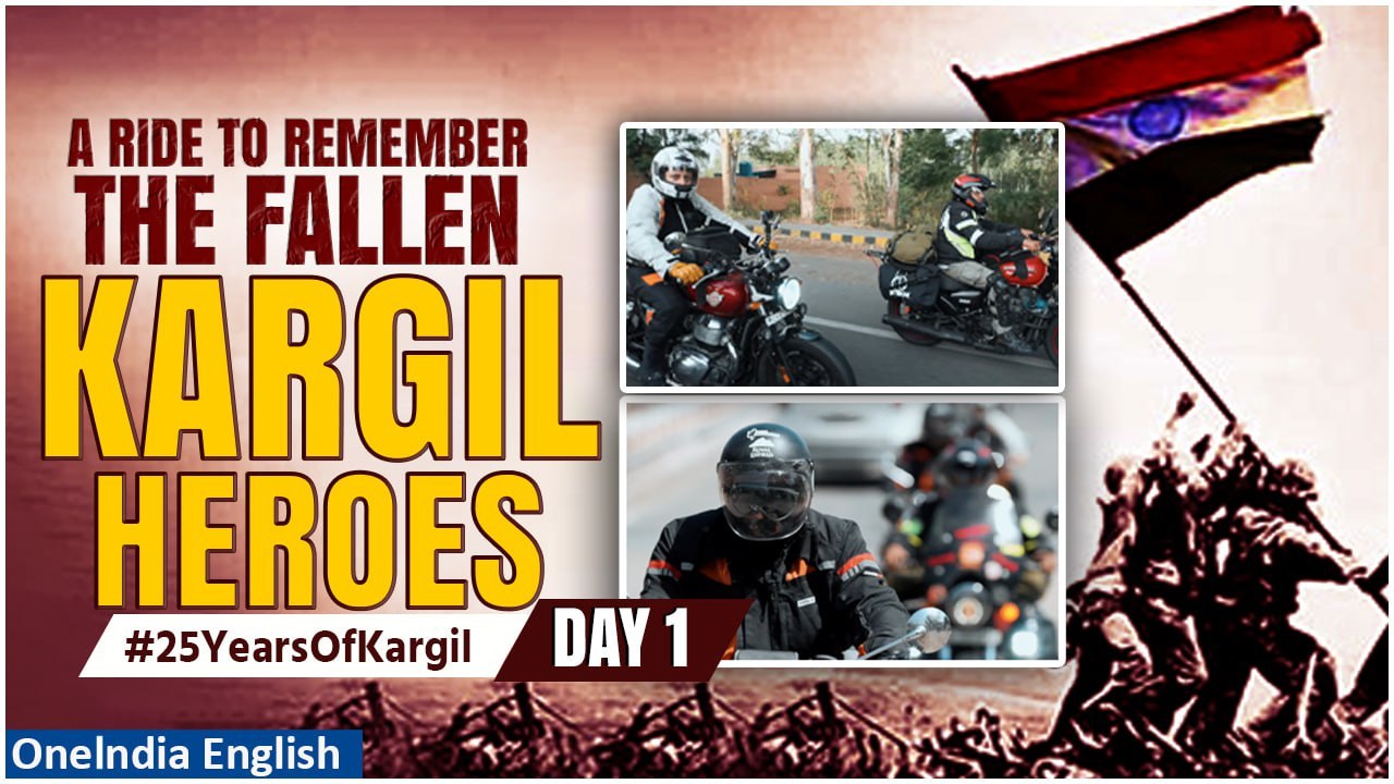 Kargil Chronicles: Day 1 Of Motorcycle Expedition That Pays Tribute to Kargil Heroes | Kargil Diwas