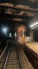 LIRR Budd M3 Front View, Departing Atlantic Teeminal
