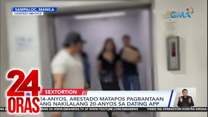 34-anyos, arestado matapos pagbantaan ang nakilalang 20-anyos sa dating app | 24 Oras