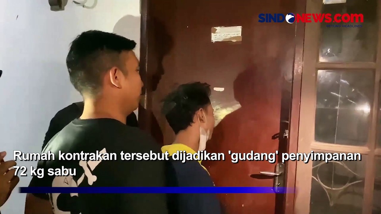 Detik-Detik Polda Metro Jaya Gerebek Kontrakan 'Gudang' Sabu 72 Kg di Tangerang