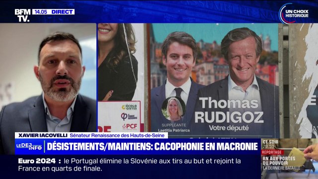 Nos candidats ont pris leurs responsabilités : Xavier Iacovelli, sénateur Renaissance, réagit à quelques heures de la fin des candidatures pour le second tour