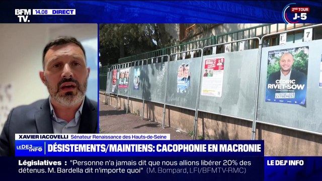 Législatives: Il faut créer une majorité de projet , explique Xavier Iacovelli, sénateur Renaissance