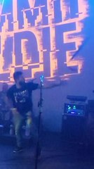 Bassist Accidentally Sends Guitar Flying After Flipping it Too Hard