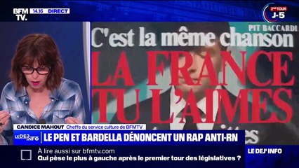 "No Pasarán": le morceau de rap anti-RN qui a fait réagir Marine Le Pen et Jordan Bardella