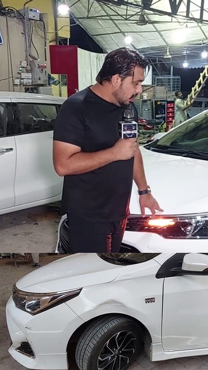 کام دیکھ کر فیصل آباد کے شہری کی آنکھیں کھل گئی ڈرائی ڈینٹنگ سکریچ فلنگ