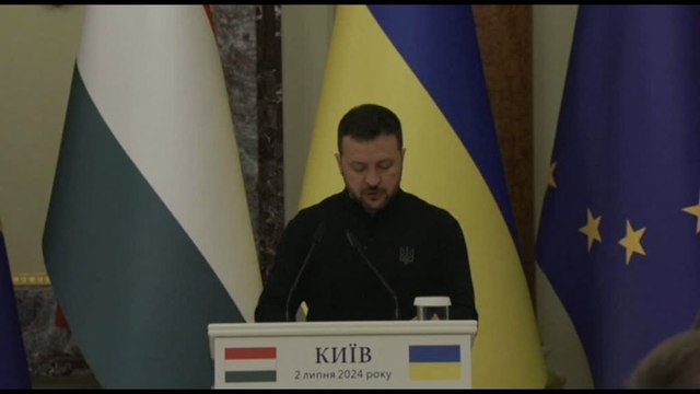 Zelensky a Orban: l'Ucraina ha bisogno di una pace giusta