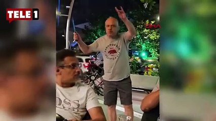 Araplara bıçaklı tehdide gözaltı