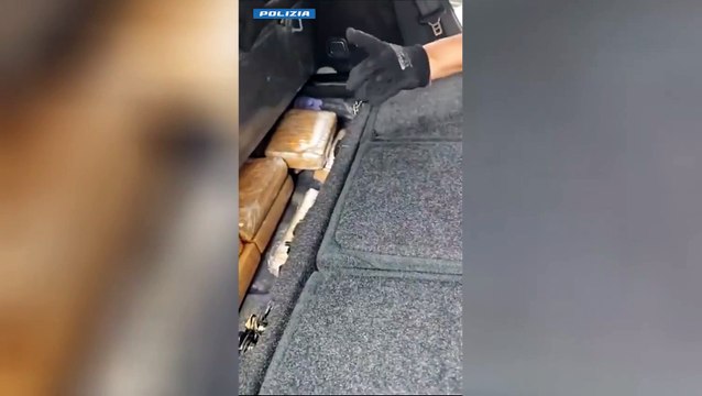 Così il cane Barak scopre 10 chili di cocaina nascosti nell'auto