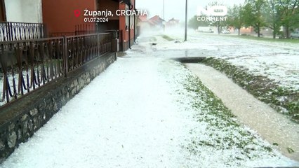 WATCH: Croatia's climate calamity, severe storms leave trail of destruction