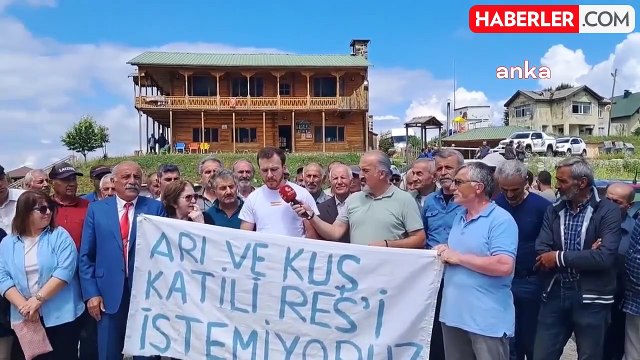 Artvin'de Rüzgar Enerji Santrali Projesi Protesto Edildi