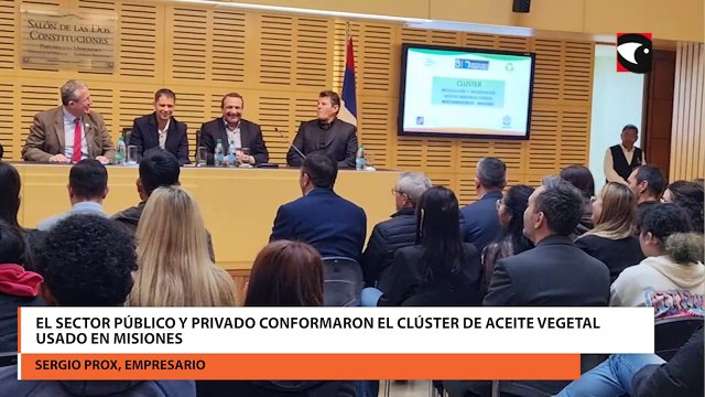 El sector público y privado conformaron el Clúster de Aceite Vegetal Usado en Misiones