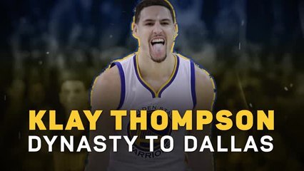 Download Video: Klay Thompson: Warriors icon swaps dynasty for Dallas