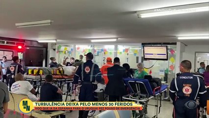 Turbulência deixa pelo menos 30 feridos em voo entre Espanha e Uruguai