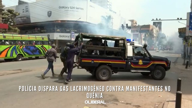 Polícia dispara gás lacrimogêneo contra manifestantes no Quênia