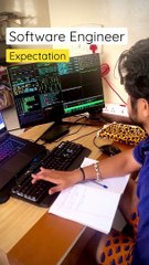 Software Engineer Expectation _vs Reality  #shorts #softwareengineer