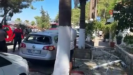 Fethiye'de patlama: Daire harabeye döndü