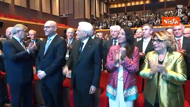 Il presidente Mattarella all'Assemblea Nazionale di Ania nell'80esimo anniversario dell'Associazione
