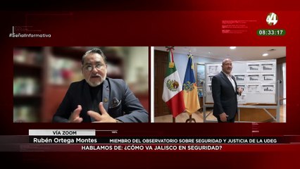 Rubén Ortega habla sobre el corte de seguridad en el primer semestre 2024 por el Gobierno de Jalisco