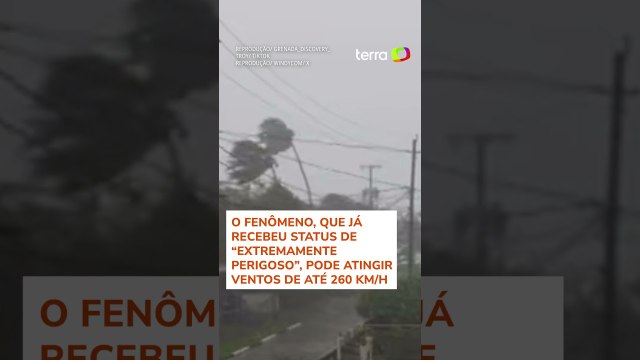 Furacão Beryl ganha força e passa para a categoria 5, a maior na escala de medidas #shorts