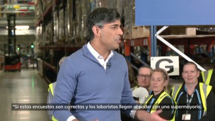 Rishi Sunak pide evitar una “supermayoría” laborista