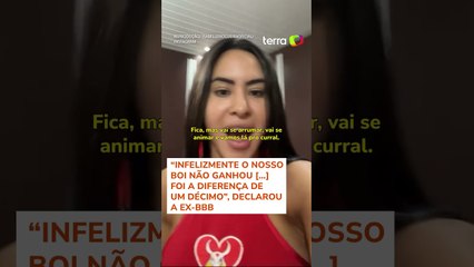 Isabelle Nogueira lamenta derrota do Boi Garantido no Festival Folclórico de Parintins #shorts