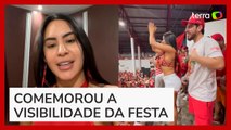 Isabelle Nogueira lamenta derrota do Boi Garantido no Festival Folclórico de Parintins