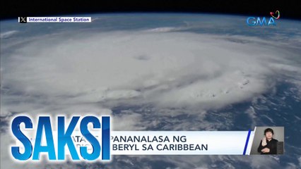 3 patay sa pananalasa ng Hurricane Beryl sa Caribbean | Saksi