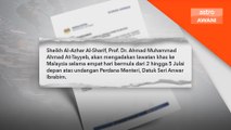 Lawatan khas Sheikh Al-Azhar Al-Sharif ke Malaysia 2-5 Julai