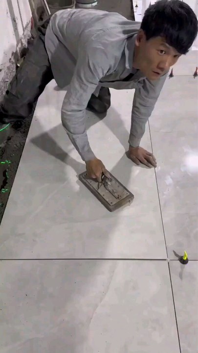 Preparation for floor tiles 
