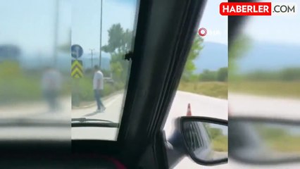 Bursa'da iki otomobilin karıştığı kazada 1 kişi yaralandı