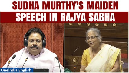 Sudha Murthy Speaks for the First Time As She Enters Rajya Sabha As Nominated MP| Watch