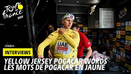 Post-race interview Pogacar  - Stage 4 - Tour de France 2024