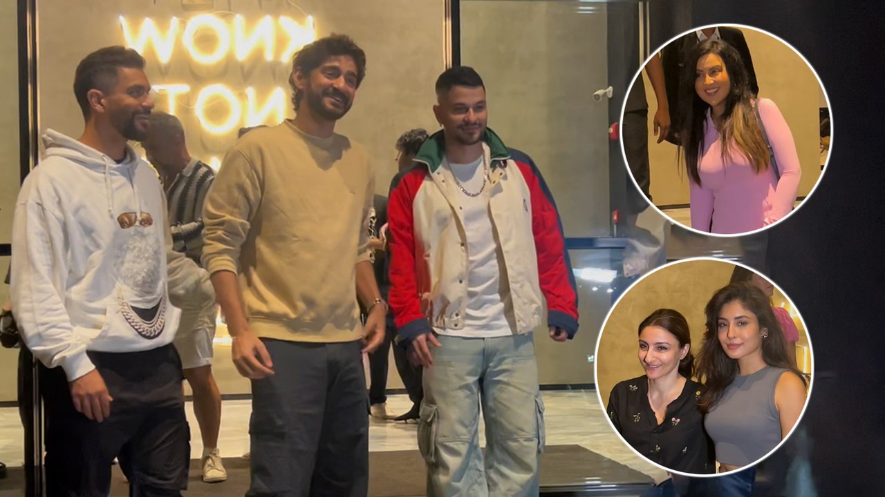 Soha Ali Khan, Amruta Fadnavis, Gaurav Kapoor, Kunal Khemu & Others Snapped In Swag At Excel Office!