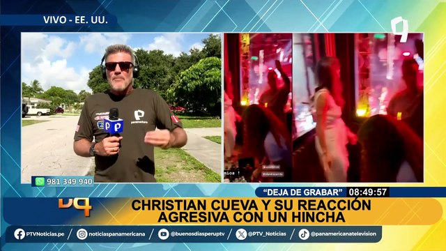 ¡Ya no nos quiere! Christian Cueva DESAIRA al equipo de Teledeportes y los insulta