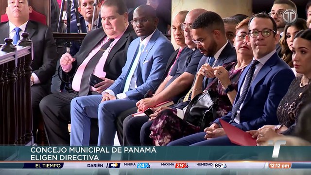 Eligen directiva del Consejo Municipal de Panamá y juramentan a Mayer Mizrachi como alcalde de la capital