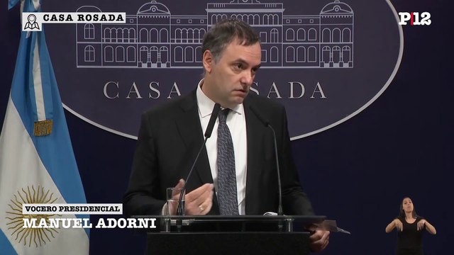 Adorni negó que el gobierno tenga prevista una devaluación: Nosotros no damos un paso atrás ni siquiera para tomar impulso .