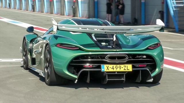 Koenigsegg Jesko Attack Plus - Accelerations & Flames !