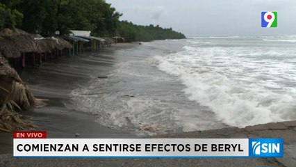 Huracán Beryl comienzan a sentirse en la capital | Primera Emisión SIN
