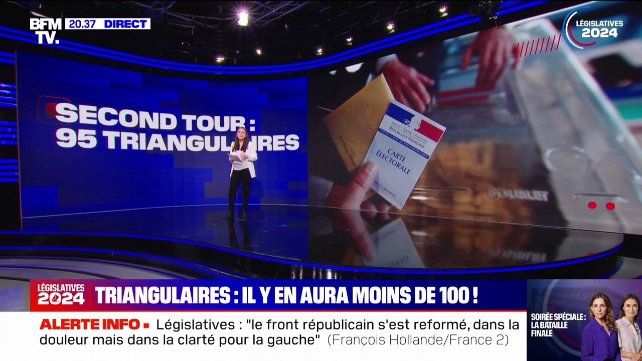 LES ÉCLAIREURS - Il y aura 95 triangulaires au second tour des élections législatives