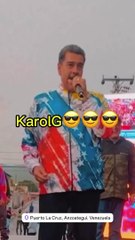 Presidente Nicolás Maduro baila al ritmo de Karol G