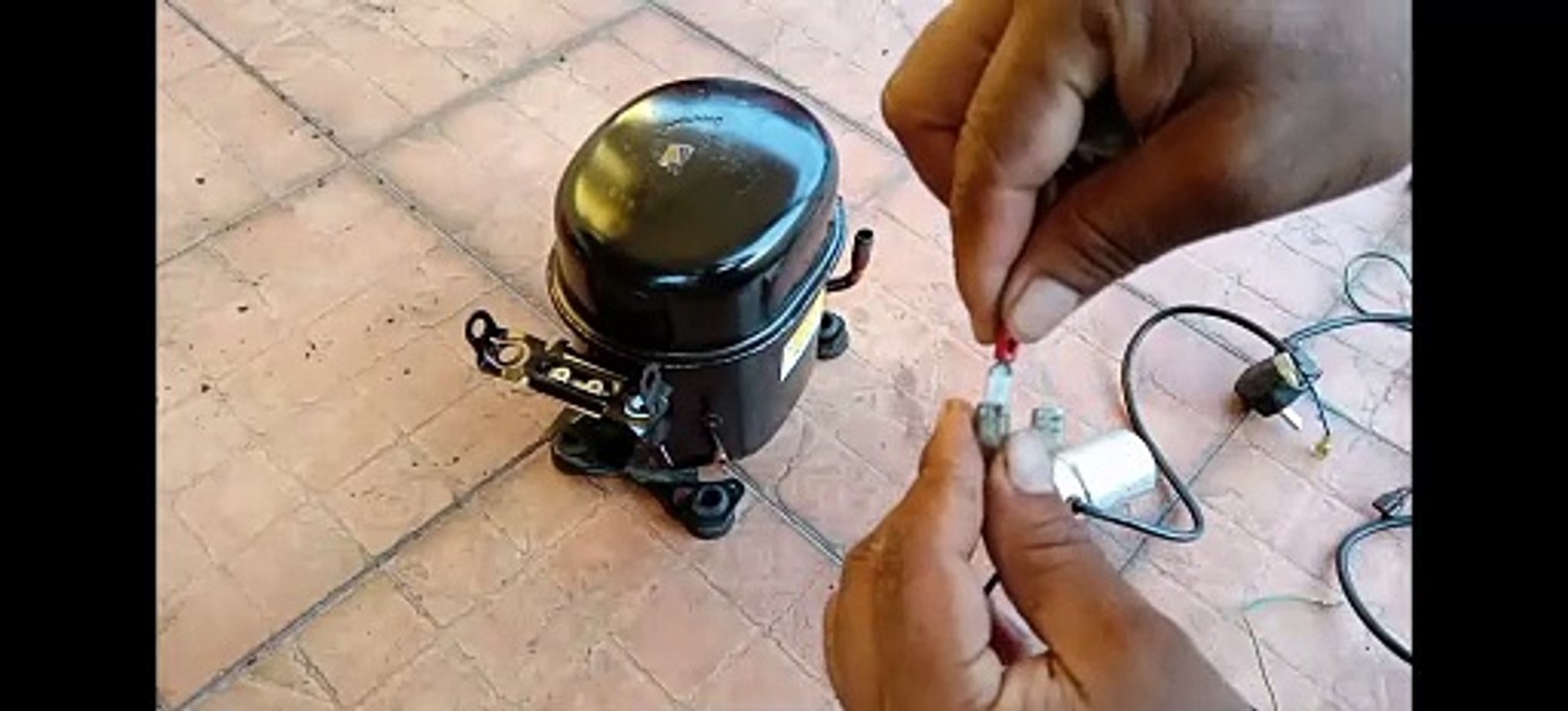 refrigerator compressor power