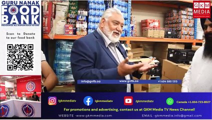 Celebrating the 4th anniversary of the Guru Nanak Food Bank! #GKMMEDIATV