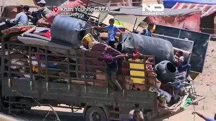 WATCH: The exodus from eastern Khan Younis