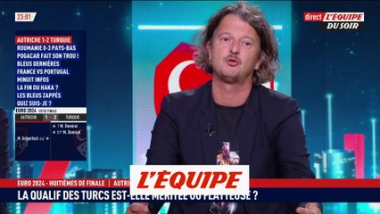 Video herunterladen: La Turquie surprend l'Autriche et retrouvera les Pays-Bas en quarts - Foot - Euro 2024